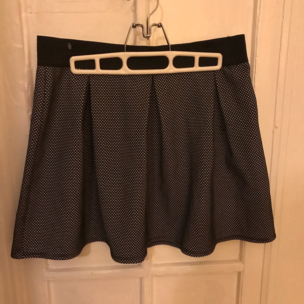 Cute pleated fishnet mini skirt XL